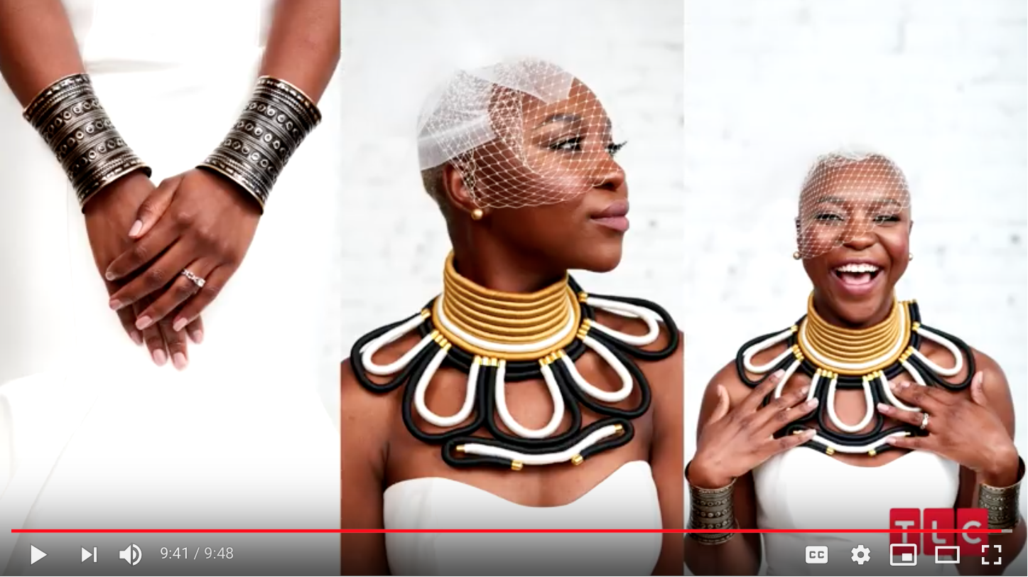 African fashion on TLC’s Brides on a Budget Show