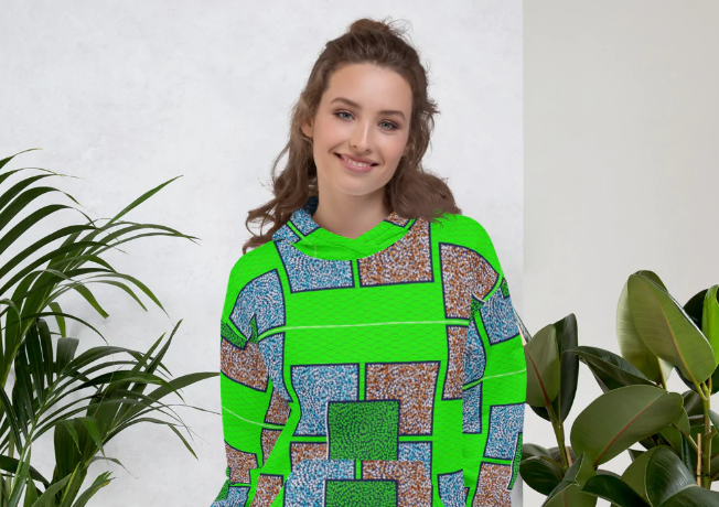 African Print Sweatshirt cover