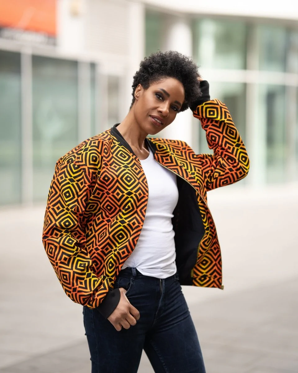Fall fashion essentials_african print bomber jacket